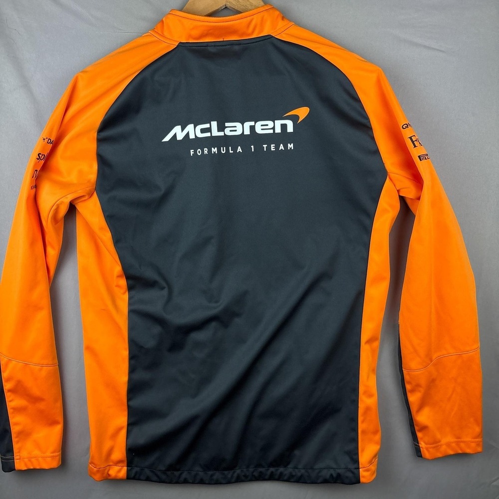 Castore McLaren Formula 1 Team Full Zip Jacket Mens Small Orange F1 Racing